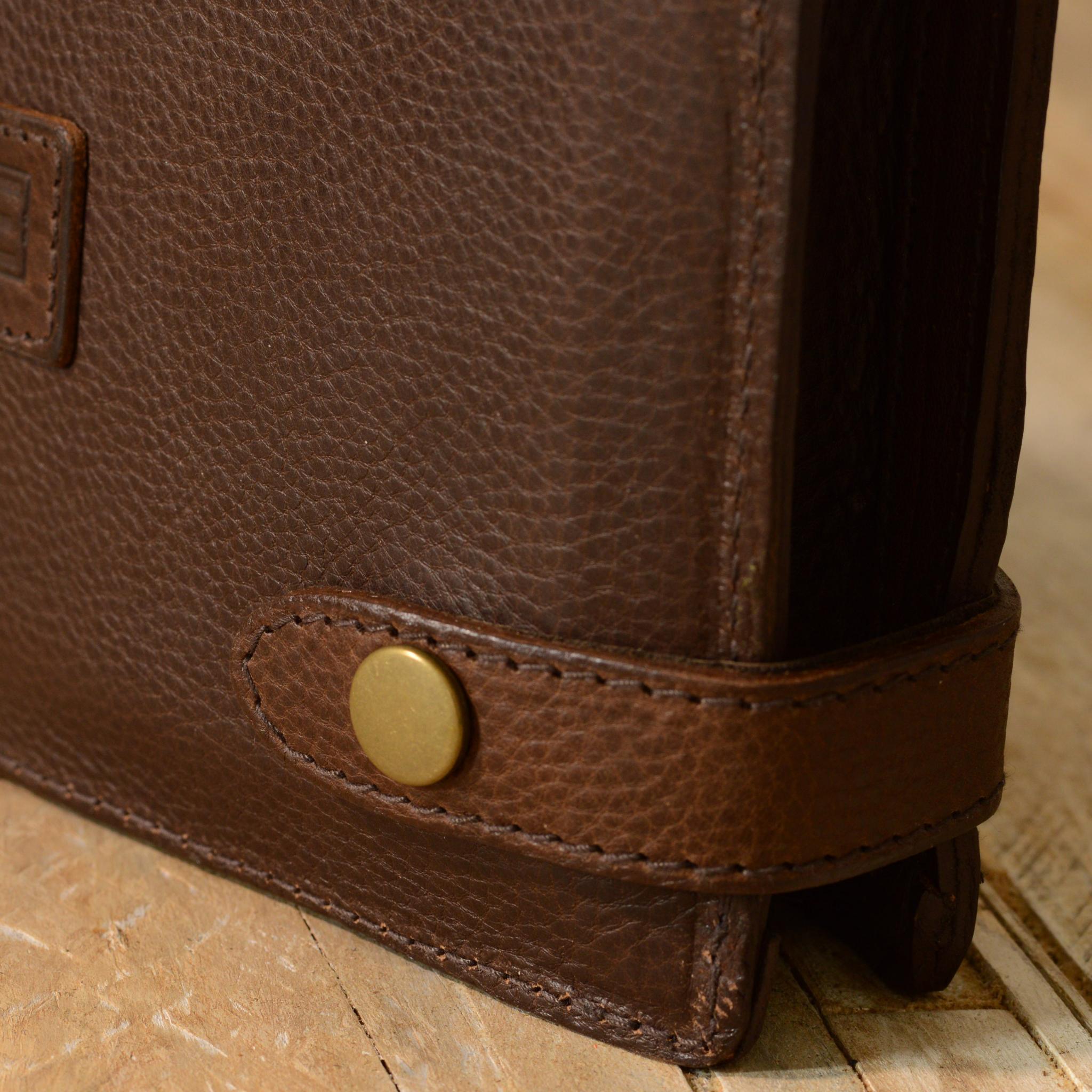 SixPack Leather Harmonica Case by Pinegrove Leather