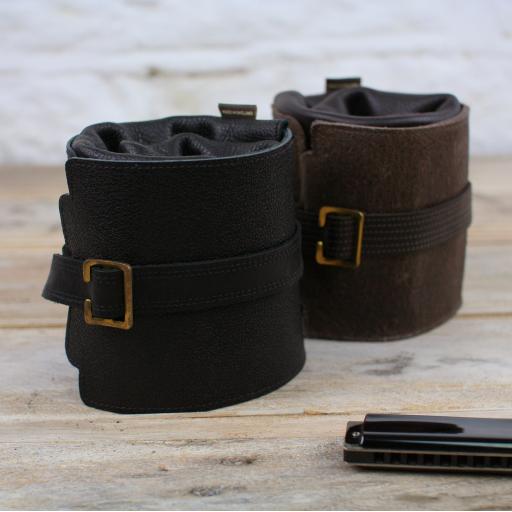 Leather Harmonica Belt by Pinegrove Leather