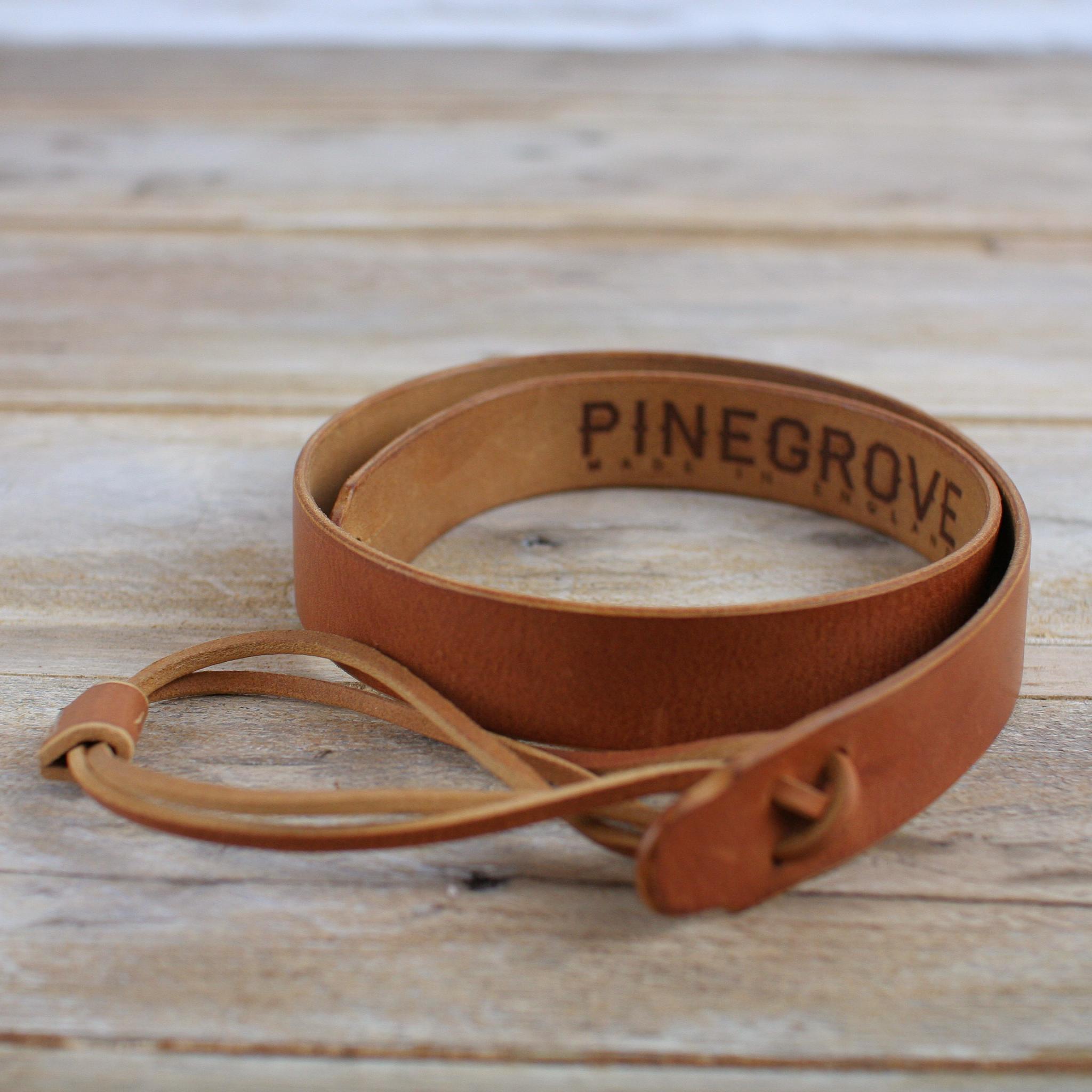 Handmade quality leather mandolin strap