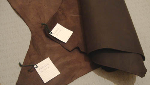 Leather as we buy it at Pinegrove Leather