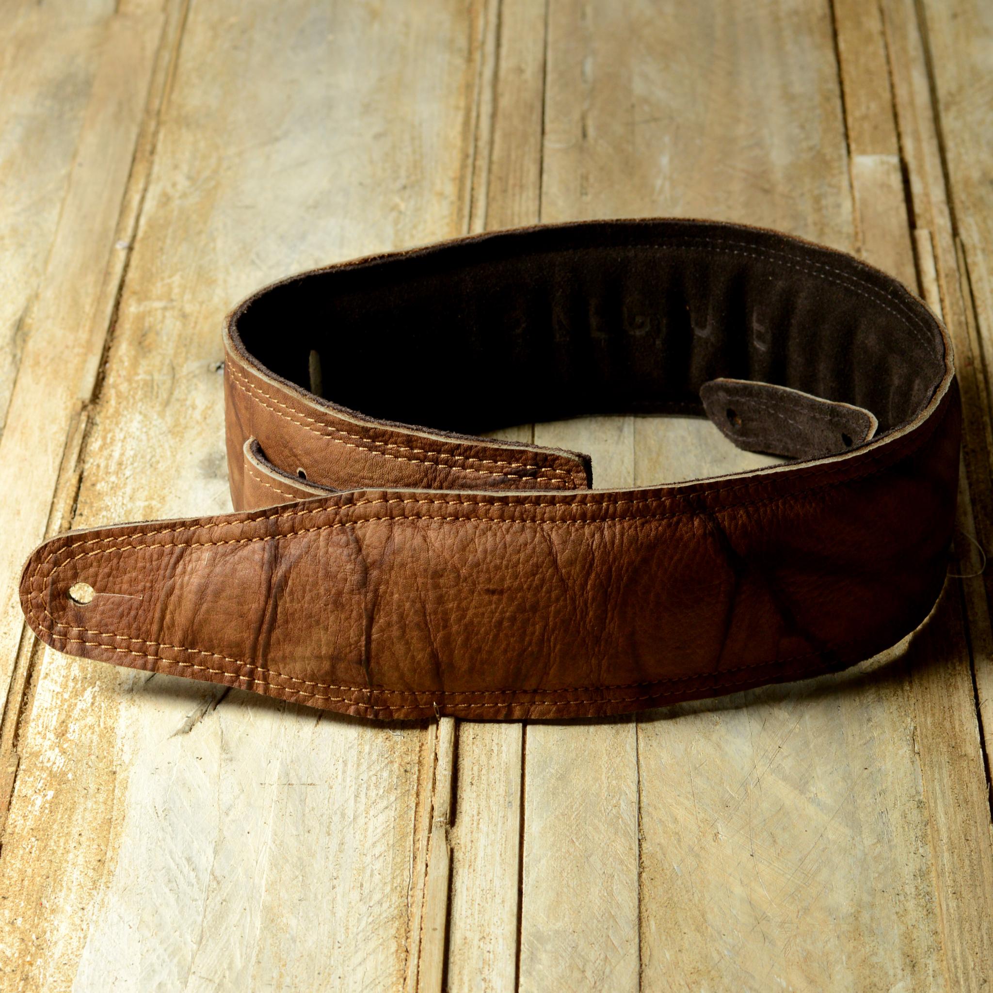 BS63 Padded Leather Guitar Strap by Pinegrove Leather