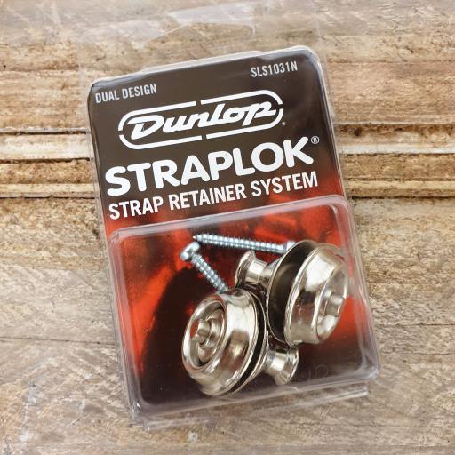 Jim Dunlop Straplok Strap Locks - nickel finish