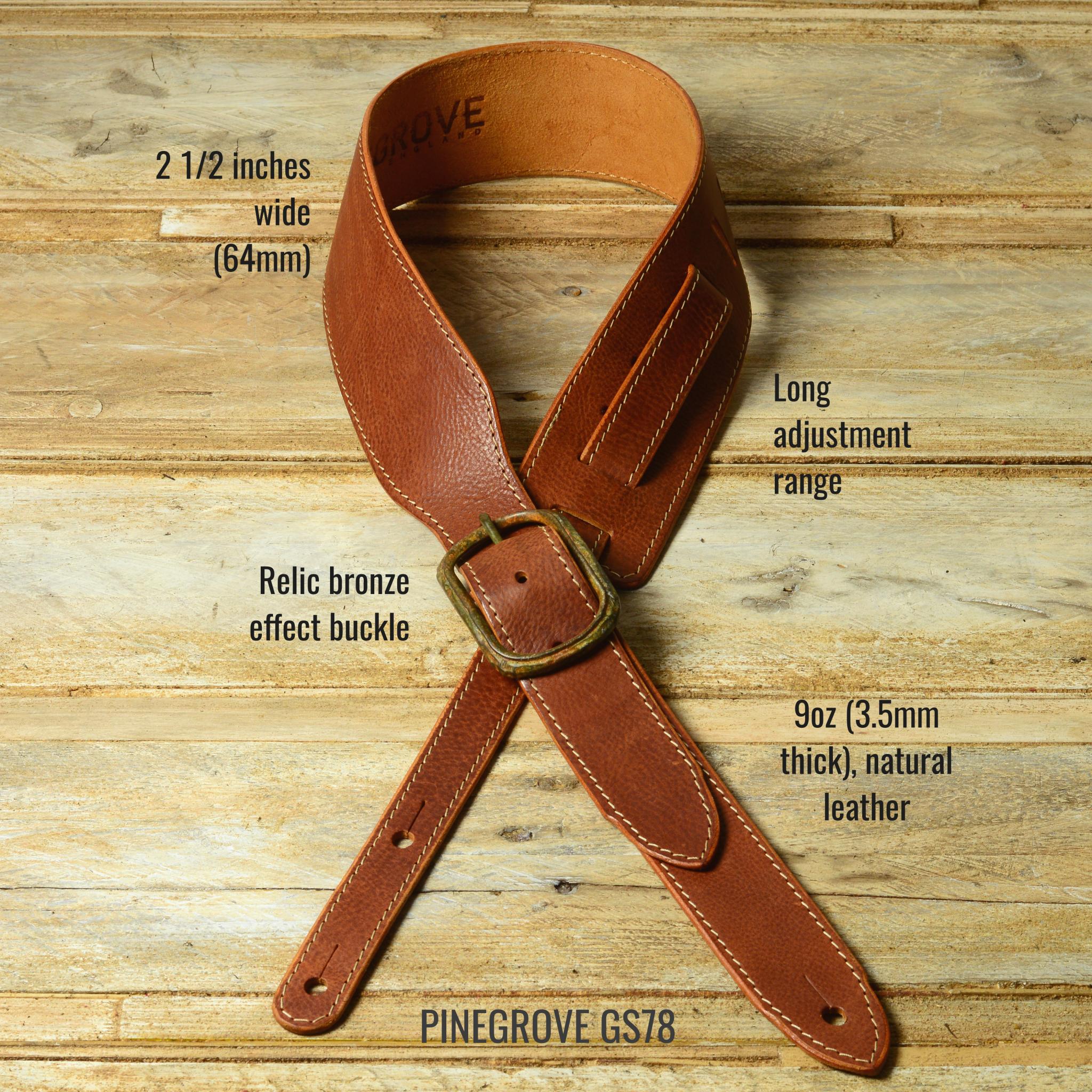 Buy Handmade Custom Leather Guitar Strap, made to order from