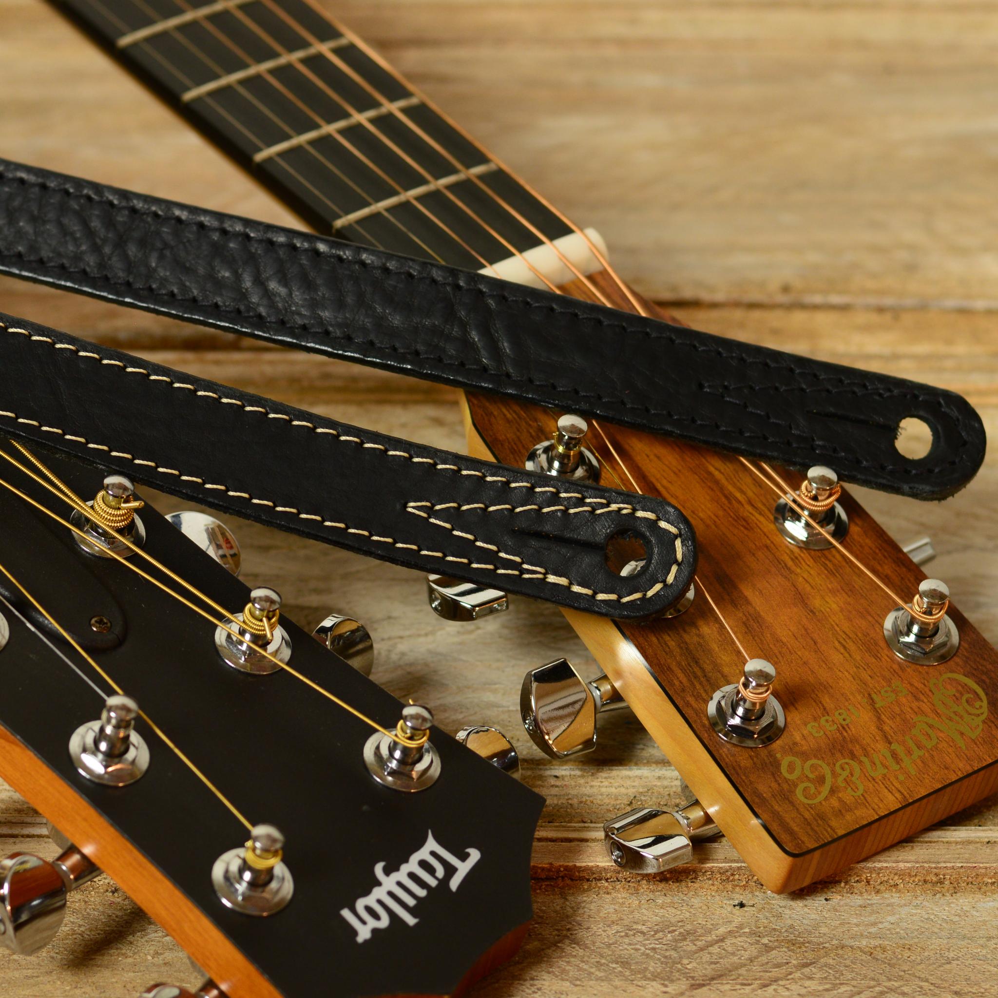 Leather Travel Guitar Strap Gs88 By Pinegrove Leather