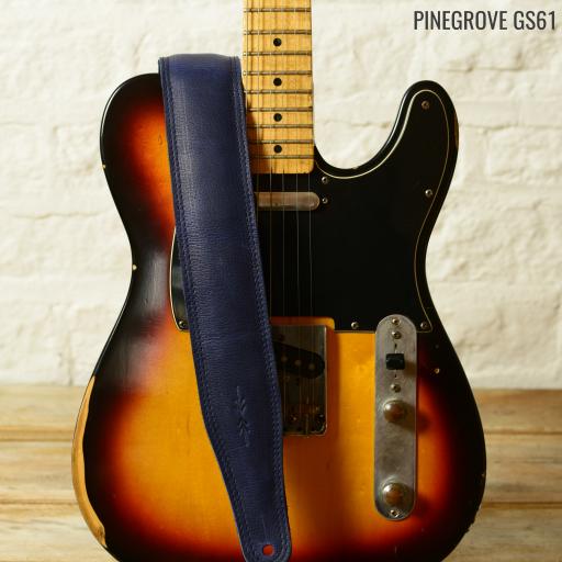 GS61 Padded Guitar Strap - Dark Blue