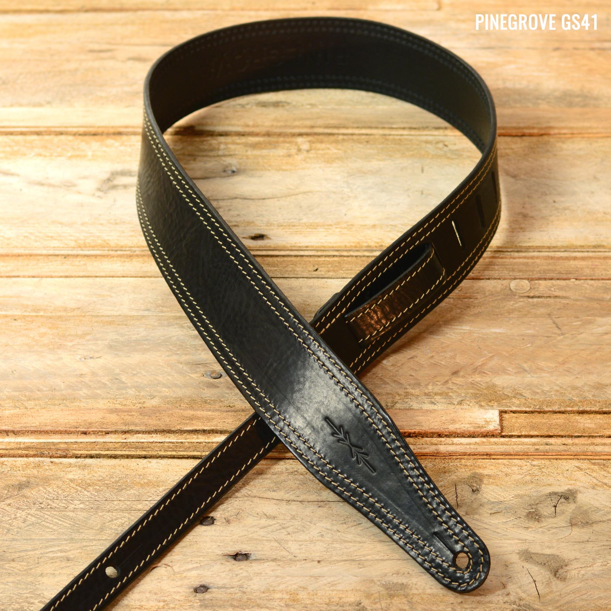 pinegrove leather guitar strap