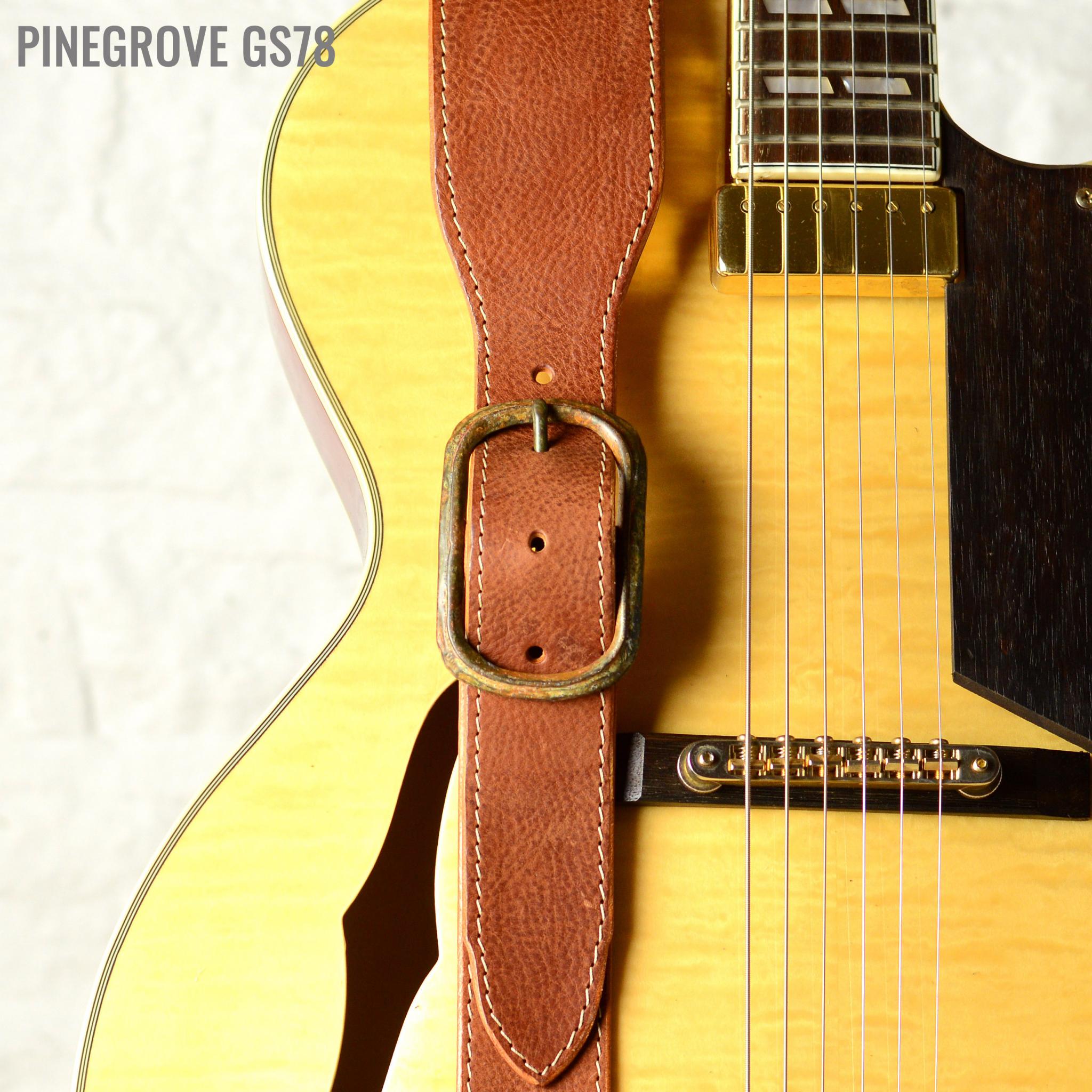 Handmade Leather Guitar Strap GS78 by Pinegrove Leather