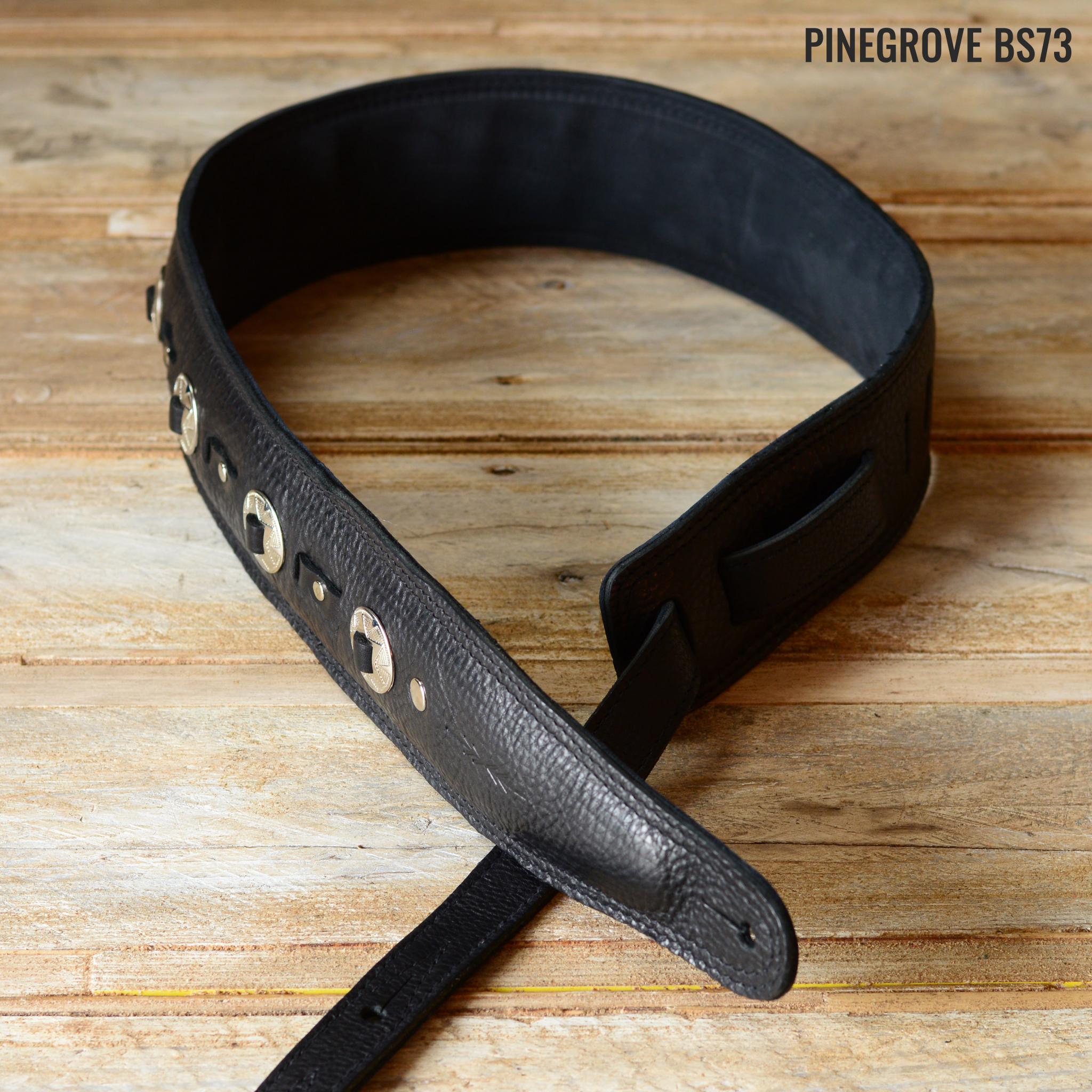 leather concho guitar strap