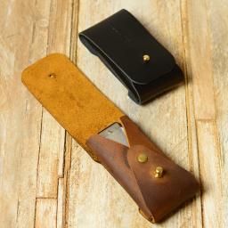 single harmonica belt pouch brown grainy DSC_0655.jpg