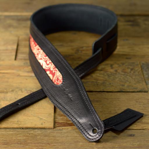 GS90 Black/Red Cutaway Guitar Strap - SPECIAL OFFER