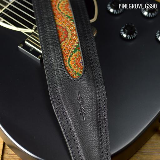 GS90 'Stairway' Cutaway Guitar Strap - black