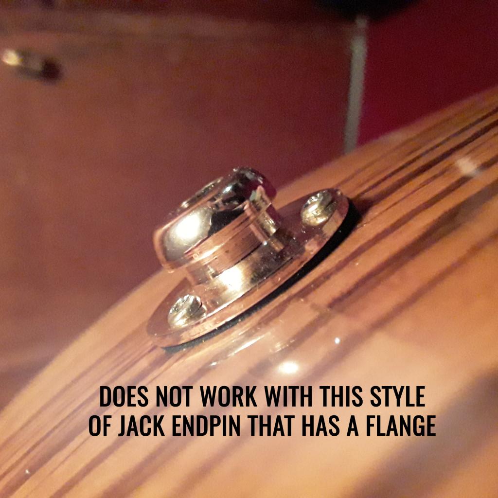 Guitar Strap Jack Endpin Adaptor by Pinegrove Leather