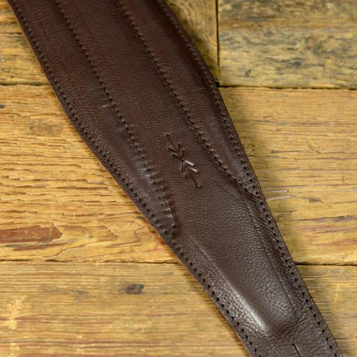 SOLD! SPECIAL OFFER BS64 Brown Bass Guitar Strap - second
