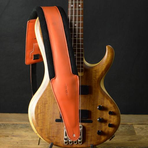 SOLD! SPECIAL OFFER BS66 Orange Bass Guitar Strap - old stock
