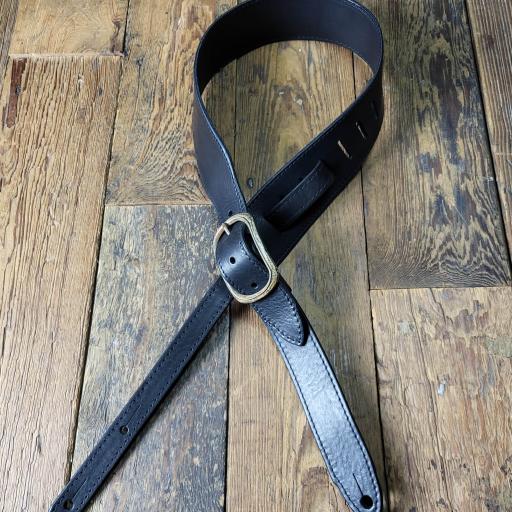 SOLD! SPECIAL OFFER GS78 Black Guitar Strap - second
