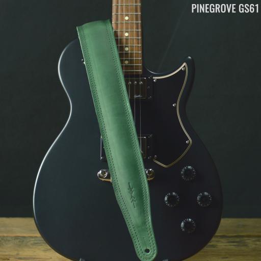 GS61 Padded Guitar Strap - Emerald Green