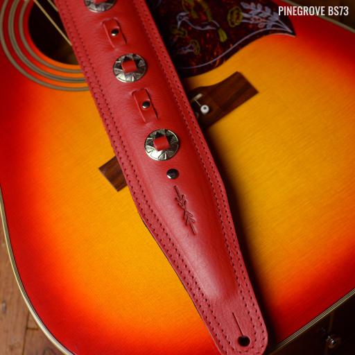 Pinegrove BS73 red Western guitar strap DSC_0102.jpg