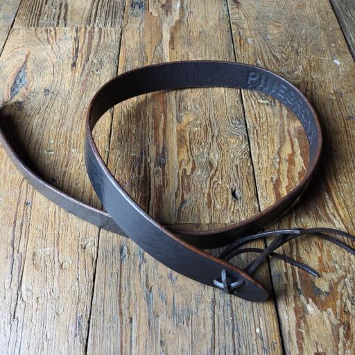 SOLD! SPECIAL OFFER MS50 Brown Leather Mandolin Strap - second (1)