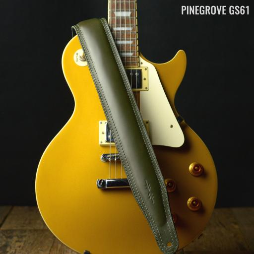 GS61 Padded Guitar Strap - Dark Green