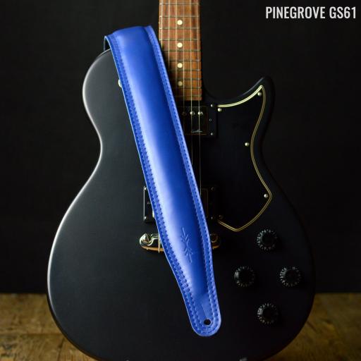 GS61 Padded Guitar Strap - Cobalt Blue
