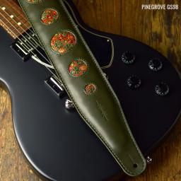 Pinegrove GS98 green woven guitar strap DSC_0356.jpg