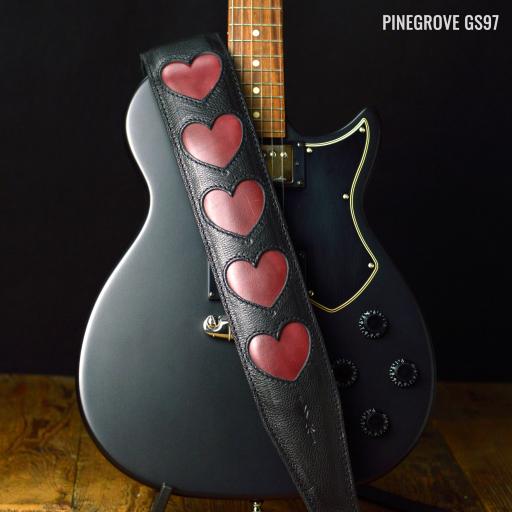 Pinegrove GS97 black wine guitar strap DSC_0402.jpg