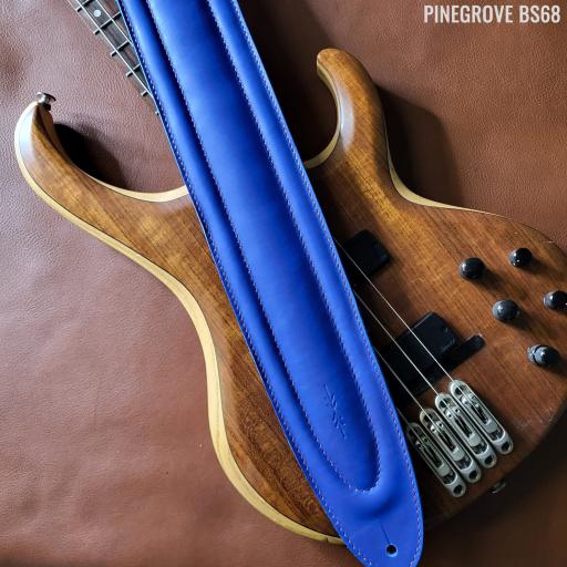 BS68 Surfboard Bass Guitar Strap - Cobalt Blue
